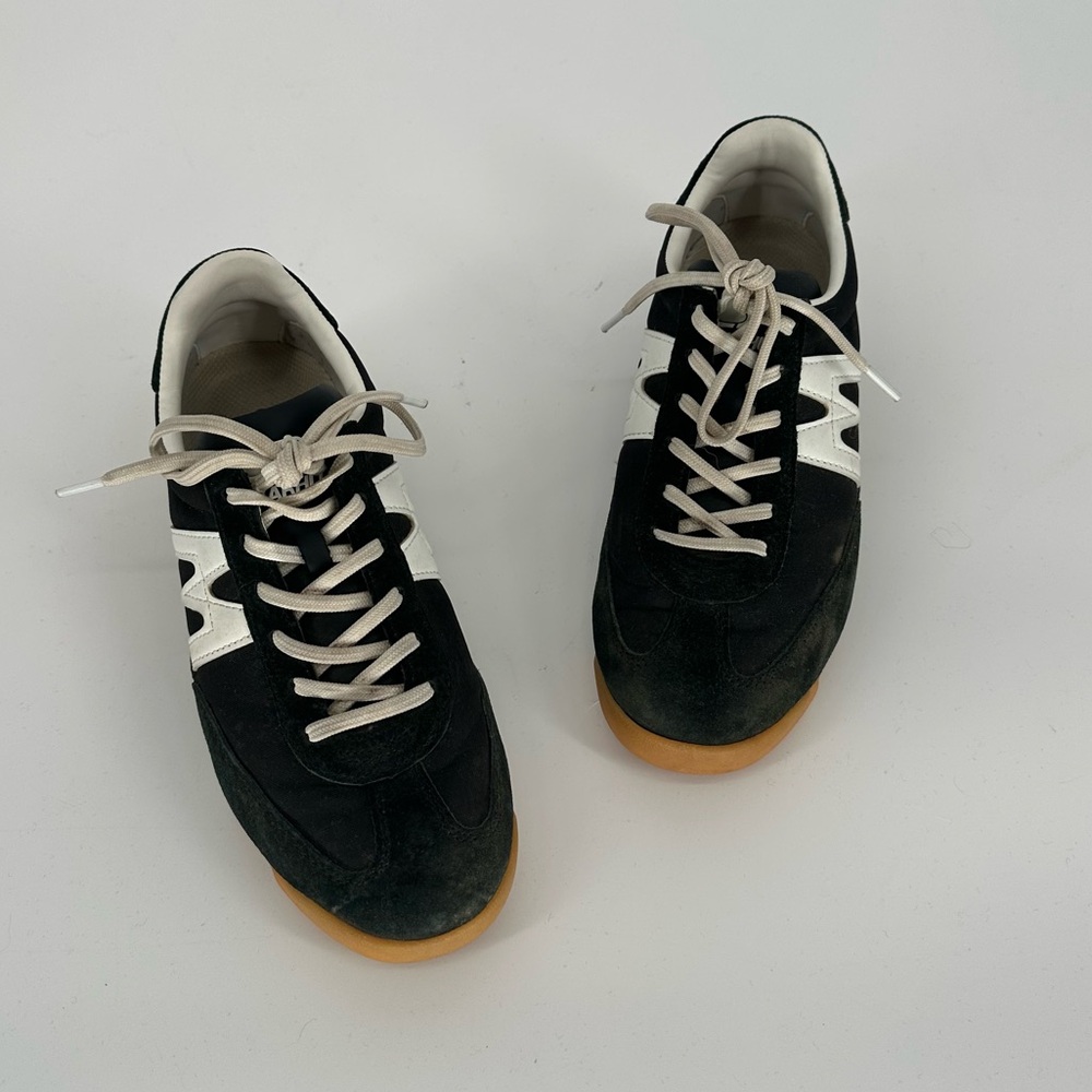 Karhu Mestari Champion Classic Sneakers Low-Tops Retro Black and White Womens 5